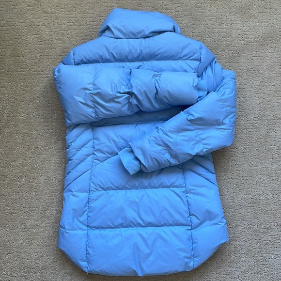 Athleta Downtown Blue Puffer Jacket Small - Picture 7 of 7